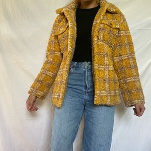 Driftwood Ryan Plaid Sherpa Jacket